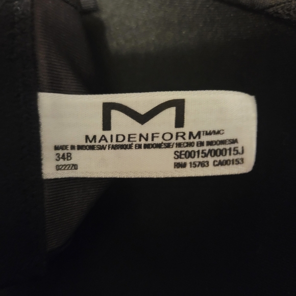 Maidenform Black Convertible Bra. Size - Picture 2 of 4